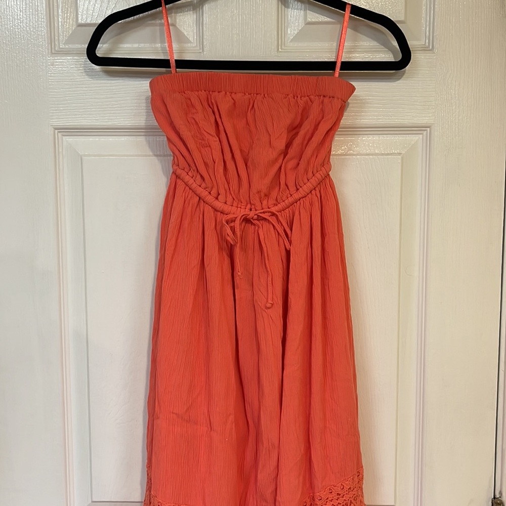 Strapless maxi sundress